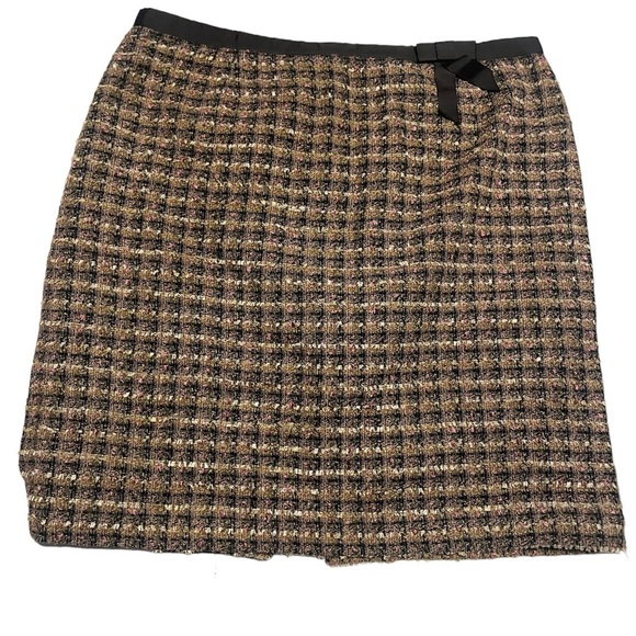Retro Tweed skirt by Requirements waist size 18 - Picture 1 of 6